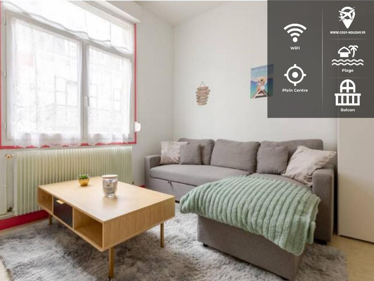 ++++ Central Charmant 70M2 Avec Balcon, Mer A 200 M Et Rue Pietonne A 300 M ++++ Berck Экстерьер фото